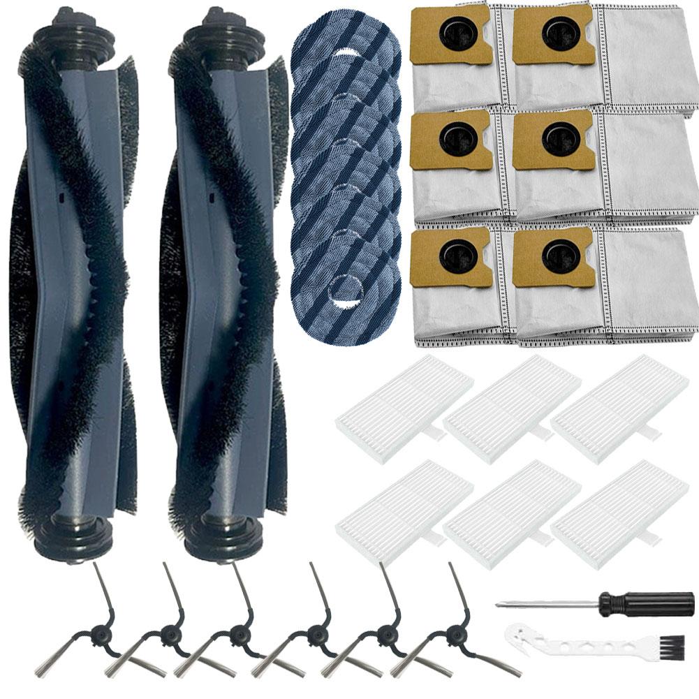 

1set Main Side Cleaning Brushes Dust Bags Cleaning Cloths Filters Screwdriver For Eufy For Omni C10 Robot Vacuum Cleaner Kit China Mainland
