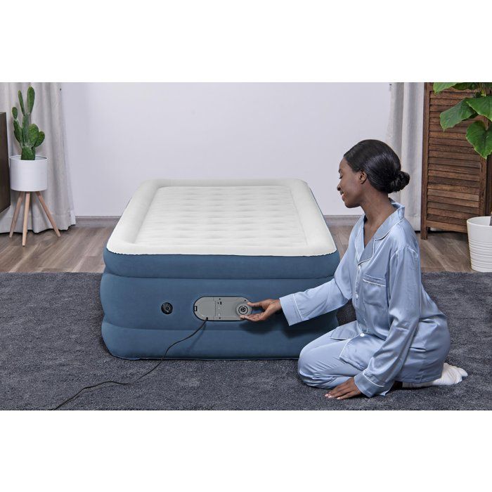Matelas gonflable - Bestway AlwayzAire - 1 place 191 x 97 x 46 cm - Pompe intégrée