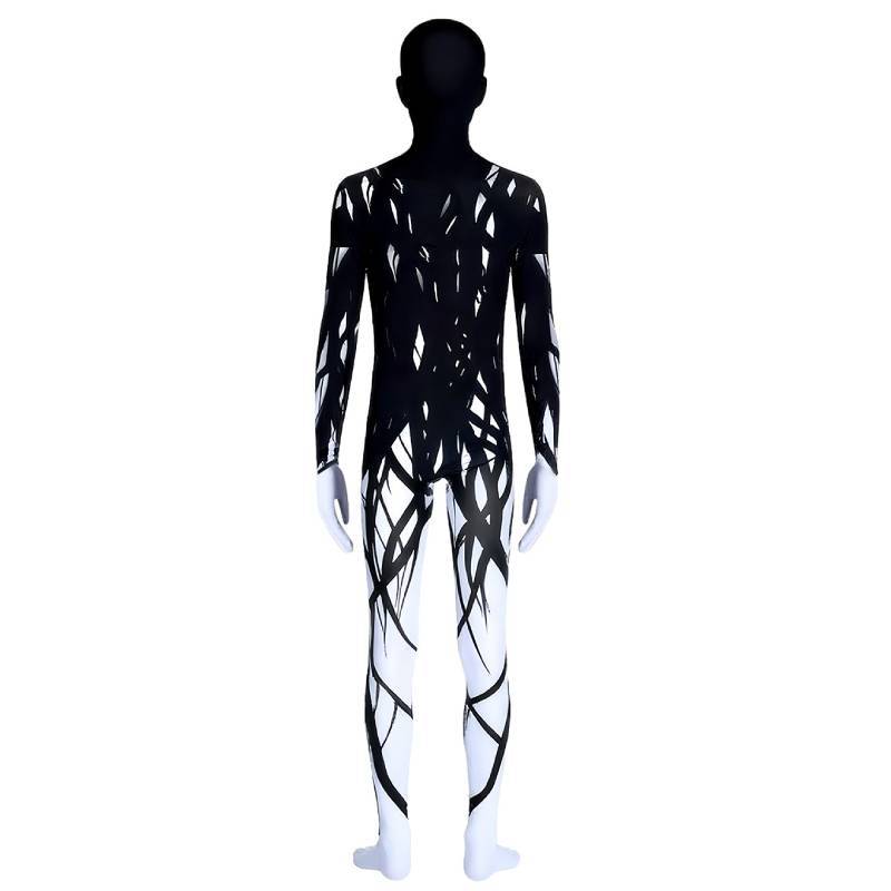 Horror Halloween Zalgo Monster Cosplay Kostüm Mit Roten Augen Für Kinder Und Erwachsene
