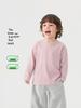 Europäisches Jungen Langarm T-Shirt aus reiner Baumwolle - Frühling/Herbst 2026 Trendiges Basisshirt für ältere Kinder.