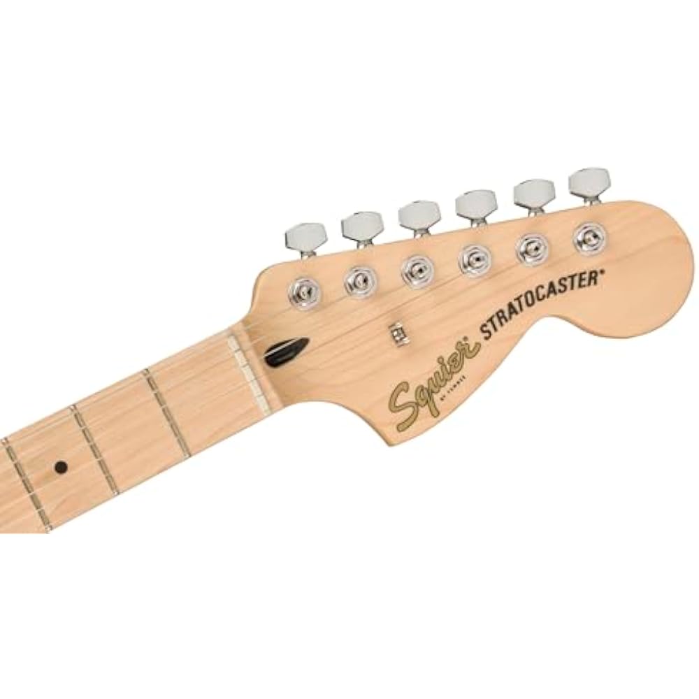 Squier by Fender Electric Guitar Affinity Series™ Stratocaster® FMT HSS, Maple Fingerboard, White...