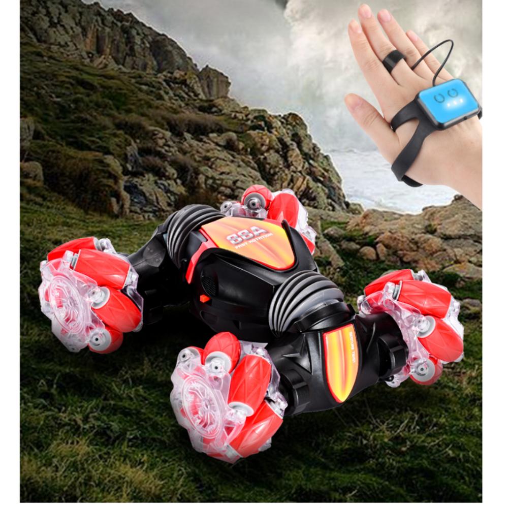 Manual Drift Car Wireless Cool Gesture Induction 2.4G Toy Light Music Drift Dance Twist Stunt Children's Remote Control Car