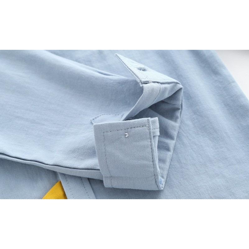 Boys' Shirts, Spring and Autumn Long-sleeved Autumn Clothes, Cotton, Boys, Handsome Tops, Children