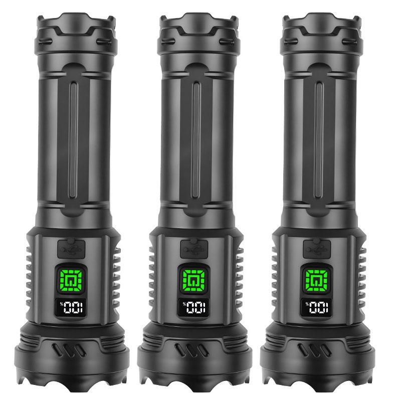 Super Jasna 7-LEDowa Latarnia Kempingowa, Ładowana przez USB-C, Przenośna Wodoodporna Latarka na Zewnątrz, do Sytuacji Awaryjnych, Wędrówek, Wędkarstwa, Awarii Zasilania, Sprzęt Przetrwania