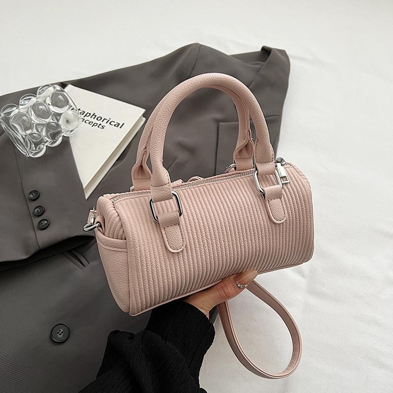 

Женская модная плиссированная сумка через плечо розовый