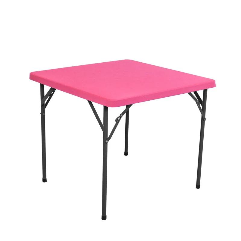 85x85cm Square Tablecloth Washable Polyester Fabric Solid Color Elastic Table Cloth for Wedding Party Dining Banquet Decoration