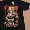 Viking Anime Shirt, Vintage Seinen Manga Tee, Retro Japanese Anime Streetwear Oversized Graphic T Shirt