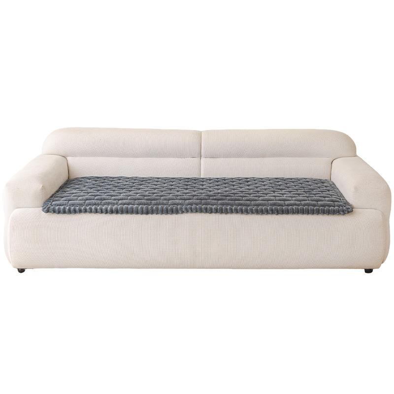 Delicate Wide Bording Sofa Pad Flannel Autumn and Winter Sofa Cushion Thick and Warm Winter Cushion Straight Sofa Cushion Couch Cover