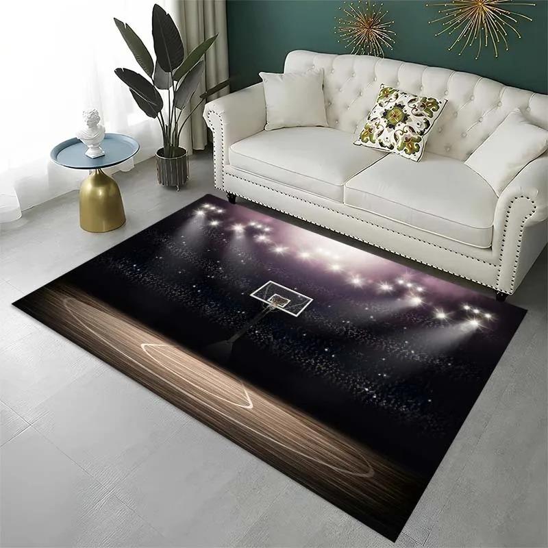 Basketball Pattern Floor Mats Door Decoration Home Living Room Floor Mats