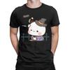 Novelty Dudu Bubu Halloween Bat T-Shirt Men Crewneck Pure Cotton T Shirt  Short Sleeve Tee Shirt 4XL 5XL 6XL Clothing