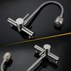 Wall Mounted Kitchen Faucet With Ceramic Cartridges Washbasin Mixing Switches 360 Degree Rotate Sprayers Faucet Enduring