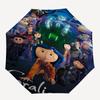 1 stk Coraline (3) Paraply, Solbeskyttelse og UV-beskyttelse. Den har otte robuste ribber til udendørs brug og er en perfekt gave