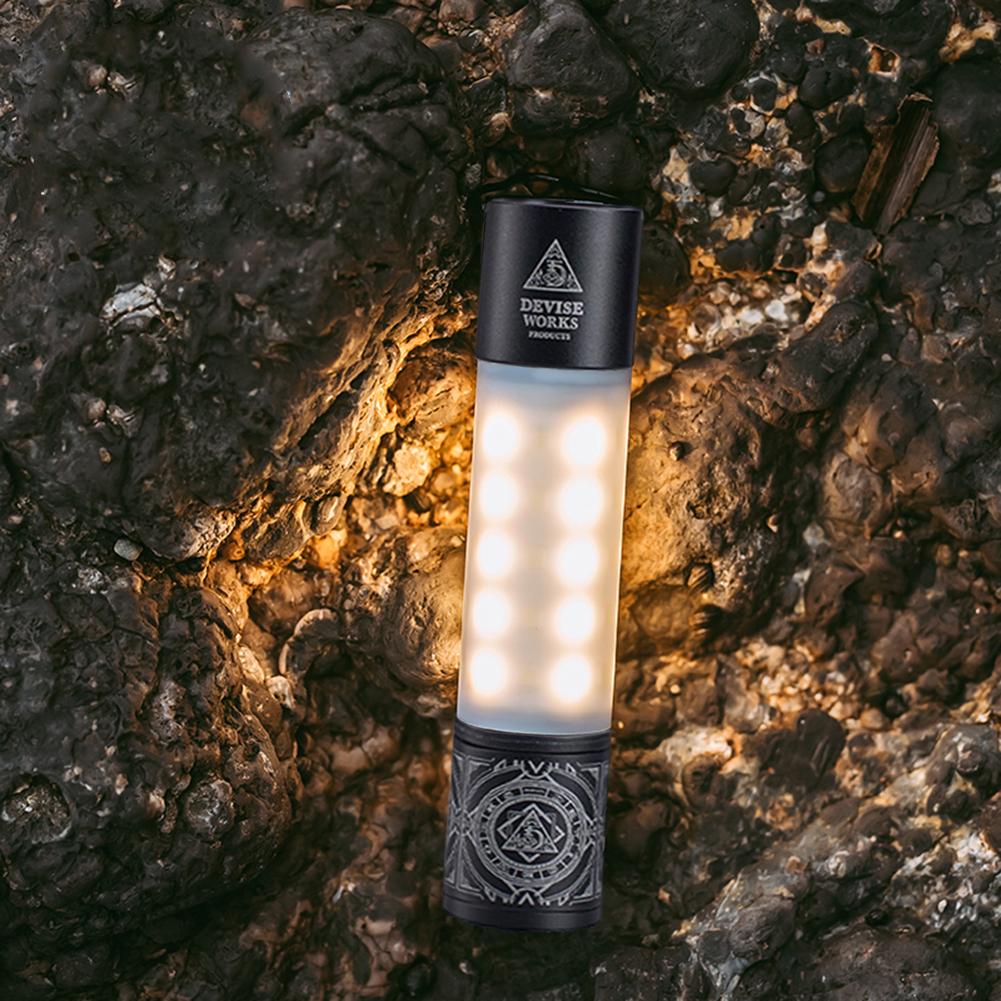 Camping Lantern Rechargeable Emergency Light 2600mAh Portable Lantern Flashlight IPX4 Waterproof for Camping Hiking