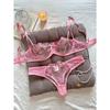 Nachtschönes sexy Damen-Unterwäsche-Set, 2-teilig, Blumenstickerei, Unterwäsche, sexy, erotische Dessous, Unterwäsche-Set