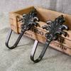 Vintage Metal Leaf Wall Hooks for Home Decor and Organization Ideal for Hanging Curtains Keys Towels Hats in Bathroom Door