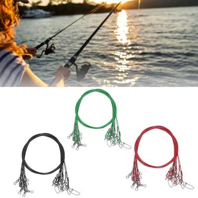 30PCS Anti Bite Fishing Wire Rigs Leaders Heavy Duty Fishing Wire Leaders  Lures Rig