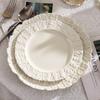 Elegant Vintage English Relief Ceramic Coffee Cup Set With Teapot Dessert Plates Afternoon Tea