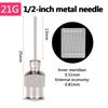 12PCS 1/2 Inch Dispensing Needle Stainless Steel 8G To 30G Blunt Tip Needle Injection Needle For High Temperature Hand Tool