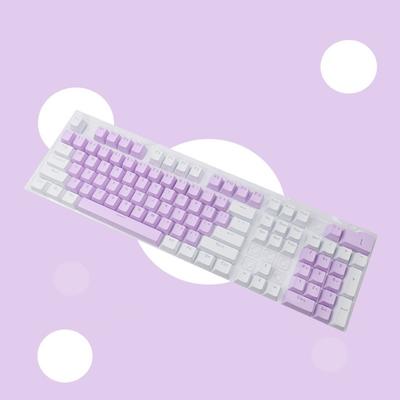 104 ks Protišmykové Podsvietené Mechanické Klávesy Klávesnica ABS Klávesy Čiapočky pre PC Počítač