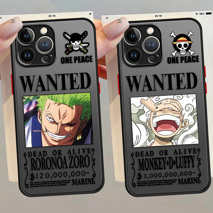 Funda Back Phone Cover Case for iPhone 17 Pro Max 14 Air 11 15 12 13 Mini XS XR 16 Plus 7 8 SE One Piece Luffy