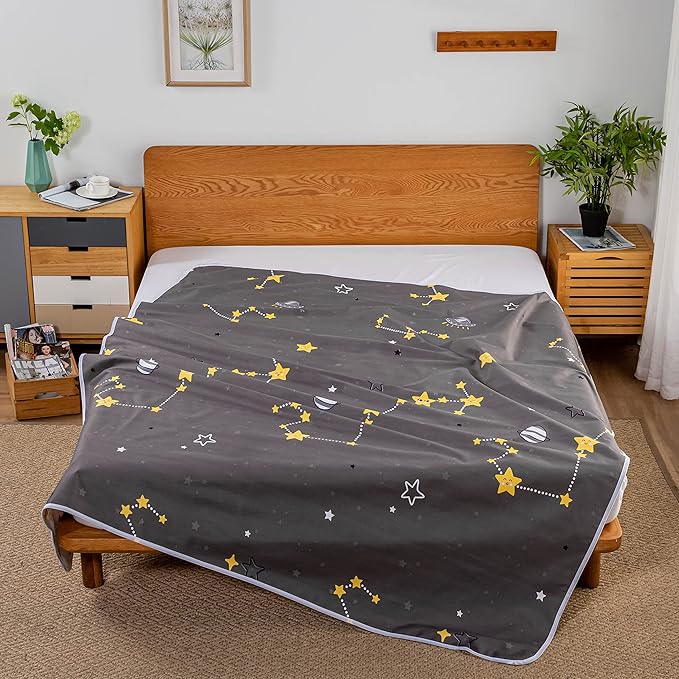 Inkontinenz Bettlaken Waschbare Bettwäsche Groß Wiederverwendbar Wasserdicht Matratzenschoner, Pipipads für Erwachsene Ältere Haustiere oder Kinder Bettnässen Bettlaken