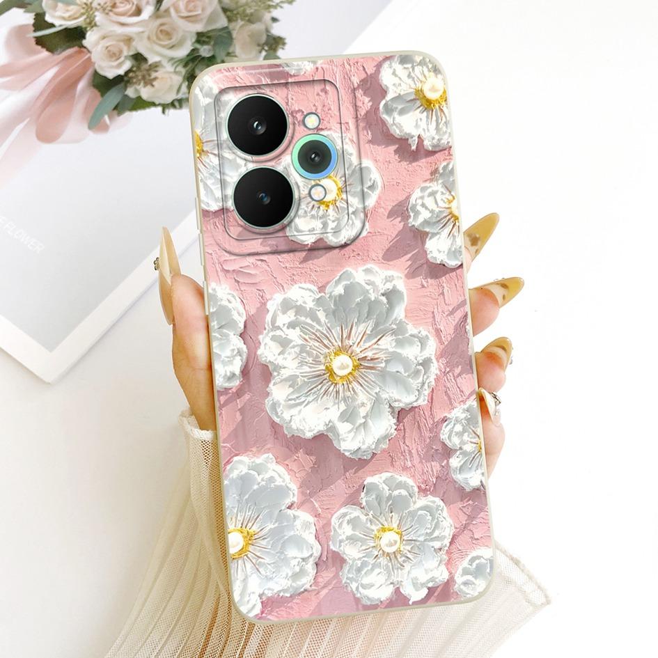 For Realme 15 Pro 5G Case Shockproof TPU Cover Popular Daisy Soft Silicone Phone Case For Realme 15 Coque Realme 15T 15Pro Pouch