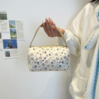 New High-end Fashion Printed Handbag Going Out Cute Cosmetic Bag