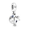 S925 Silber Blau Fantasie Reise Thema Schlange Kette Armband Fit Für Charm DIY Für Damen Mode Geburtstag Schmuck Geschenke