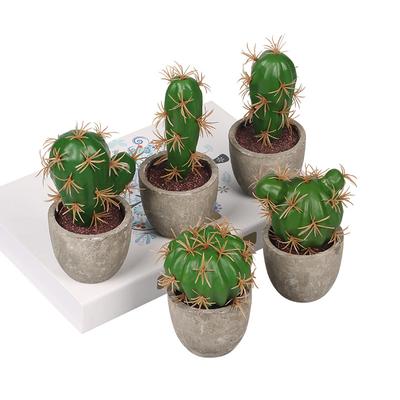 Simulation Foam Cactus/Cactus Potted Plant, Micro-Landscape Office Home Decoration Diy Simulation Potted Plant