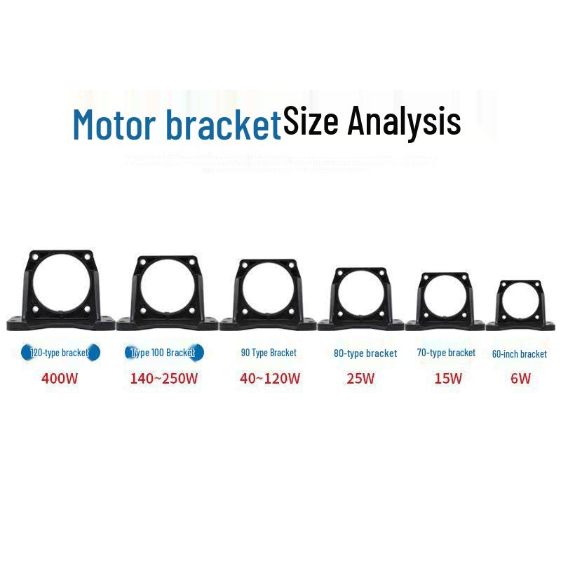 

Stepper Servo Permanent Magnet Brushless Motor Mounting Base (Sizes: 28/35/42/57/60/86/104/110/120) 20/28/35/42#
