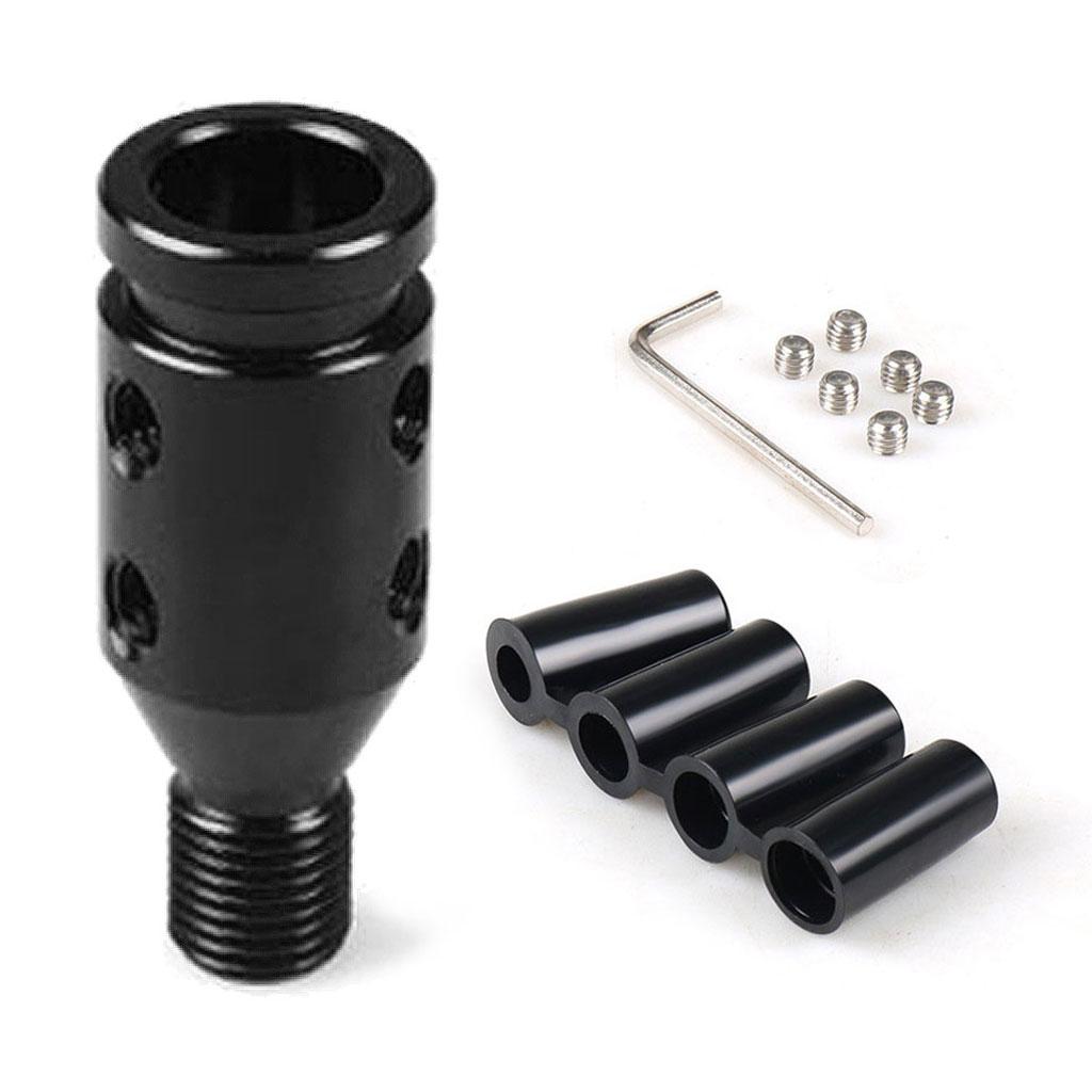Car Manual Gear Shift Knob Adapter M12x1.25 Shifter with Wrench Screws Hoses Kit