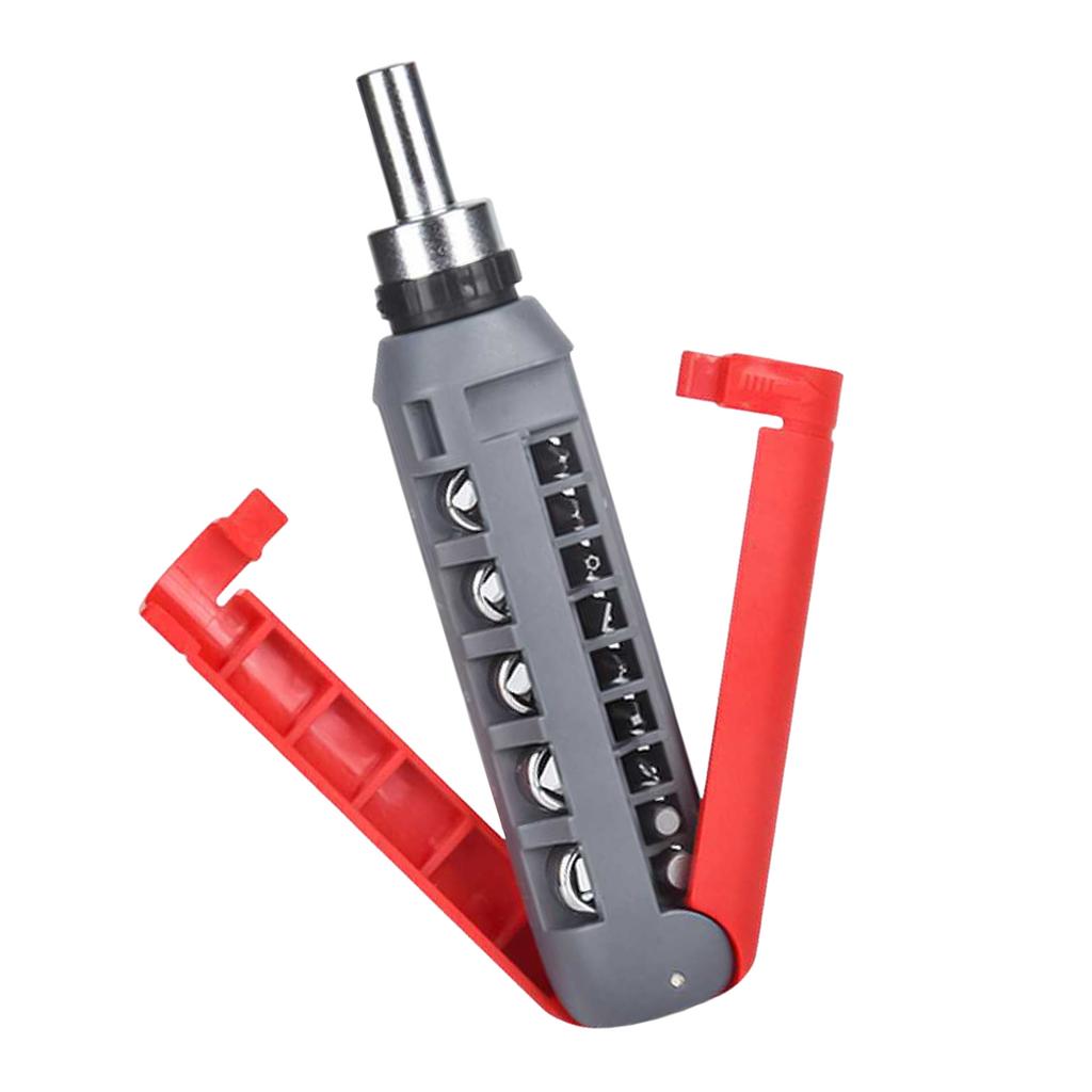 14 in 1 Multi Functional Ratchet Screwdriver Set Adjustable Angle Ergonomic Handle for Home and Professional Repairs