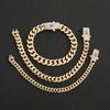 Fashion Monaco Anklet 4N6N8N23cm25cm High Quality 14K Gold Plated Anti-fading Anklet for Men and Women