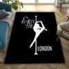16 Styles Pole Dance Art Printing Carpet Home Decor Mats Pole Dance Classroom Large Area Four Seasons Floor Mat Machine Washable