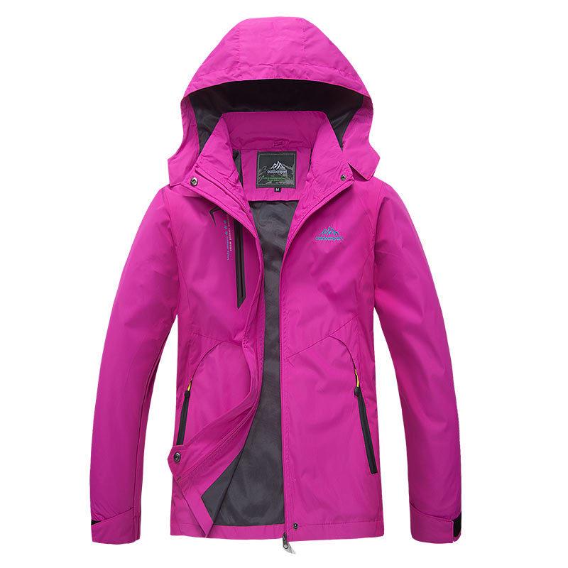 Spring & Autumn Waterproof Jacket: Men's & Women's Outdoor Single-Layer Mountaineering Couple Style