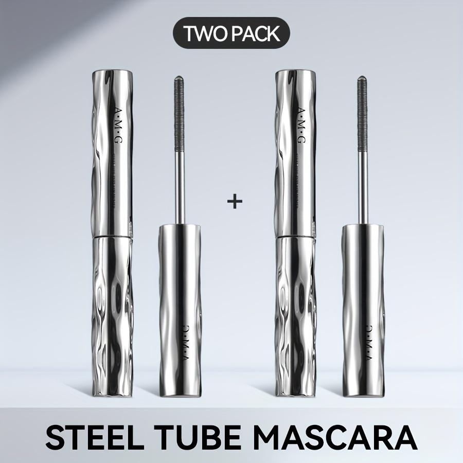 

1 шт./2 шт. специальная стальная трубка спиральный материал головка щеточки для туши для легкого нанесения макияжа, 24-часовая водостойкость и эффект подкручивания макияжа 2packs