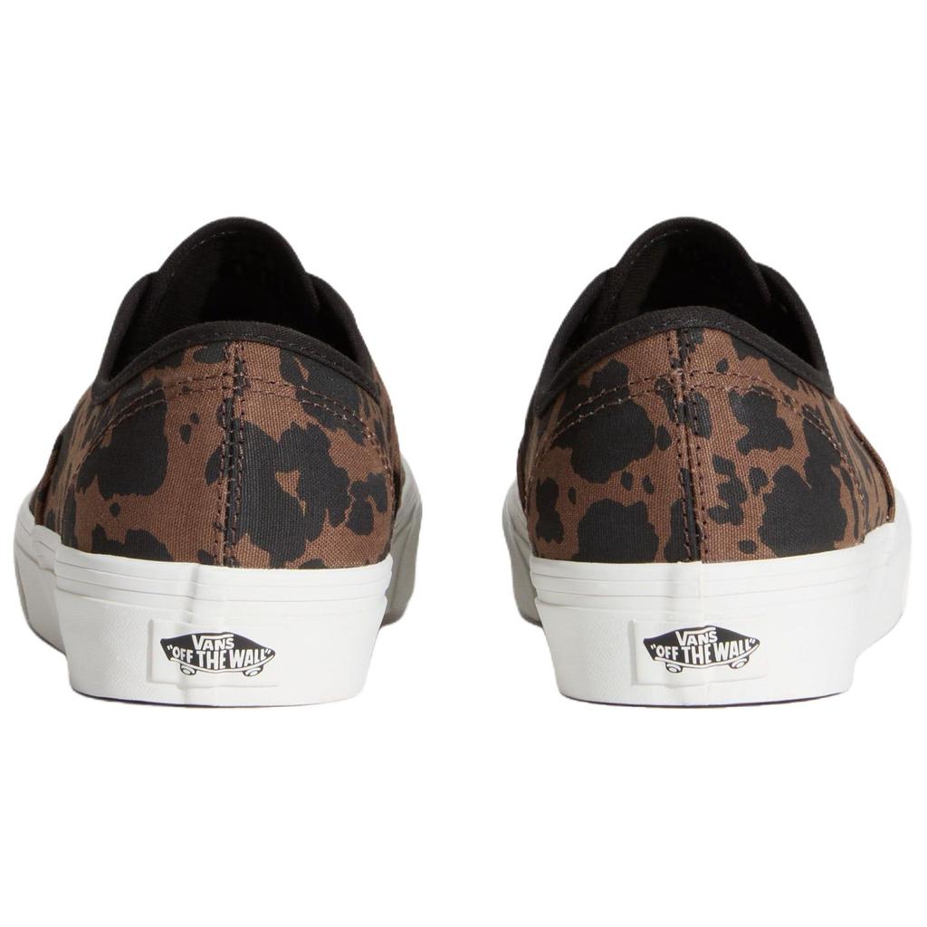 Vans Authentic Comfortable Fit Low Top Skate Shoes Unisex Sneakers Brown Black VN000D7YC80