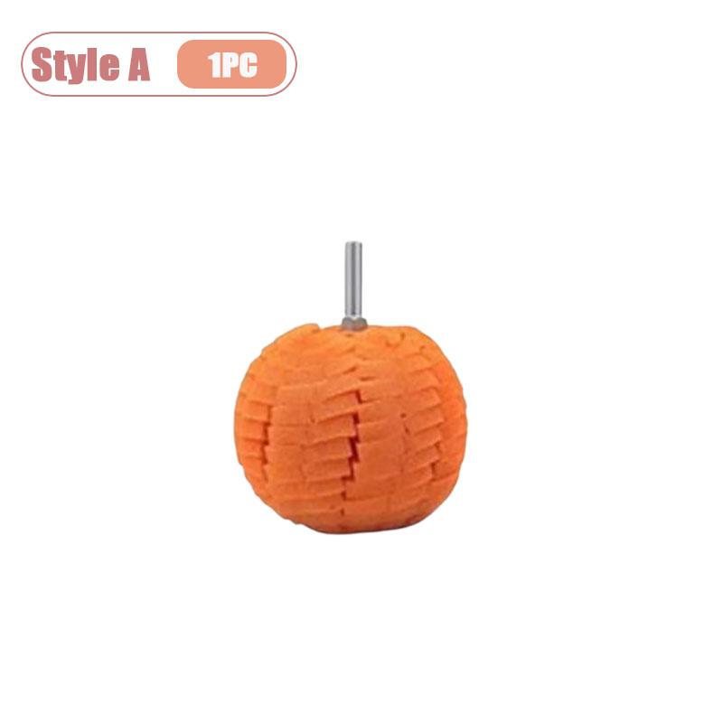 

Automotive Hub Drill Polishing Sponge Pad Kit Metal Cone Polishing Ball for Rim Cleaning Car Detailing and Maintenance Tools Set Type 1