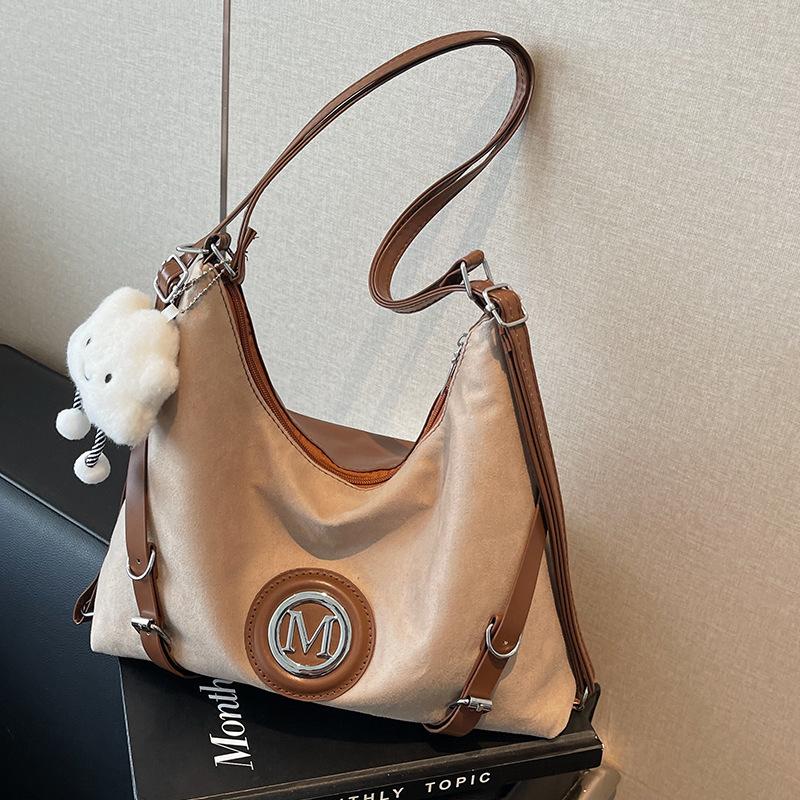 Crossbody Bag New Versatile Tote Bag Multifunctional Backpack Large Capacity Commuting Women's Bag