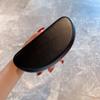 High-Value Rhinestone Half-Round Glasses Case for Sunglasses and Myopia Glasses