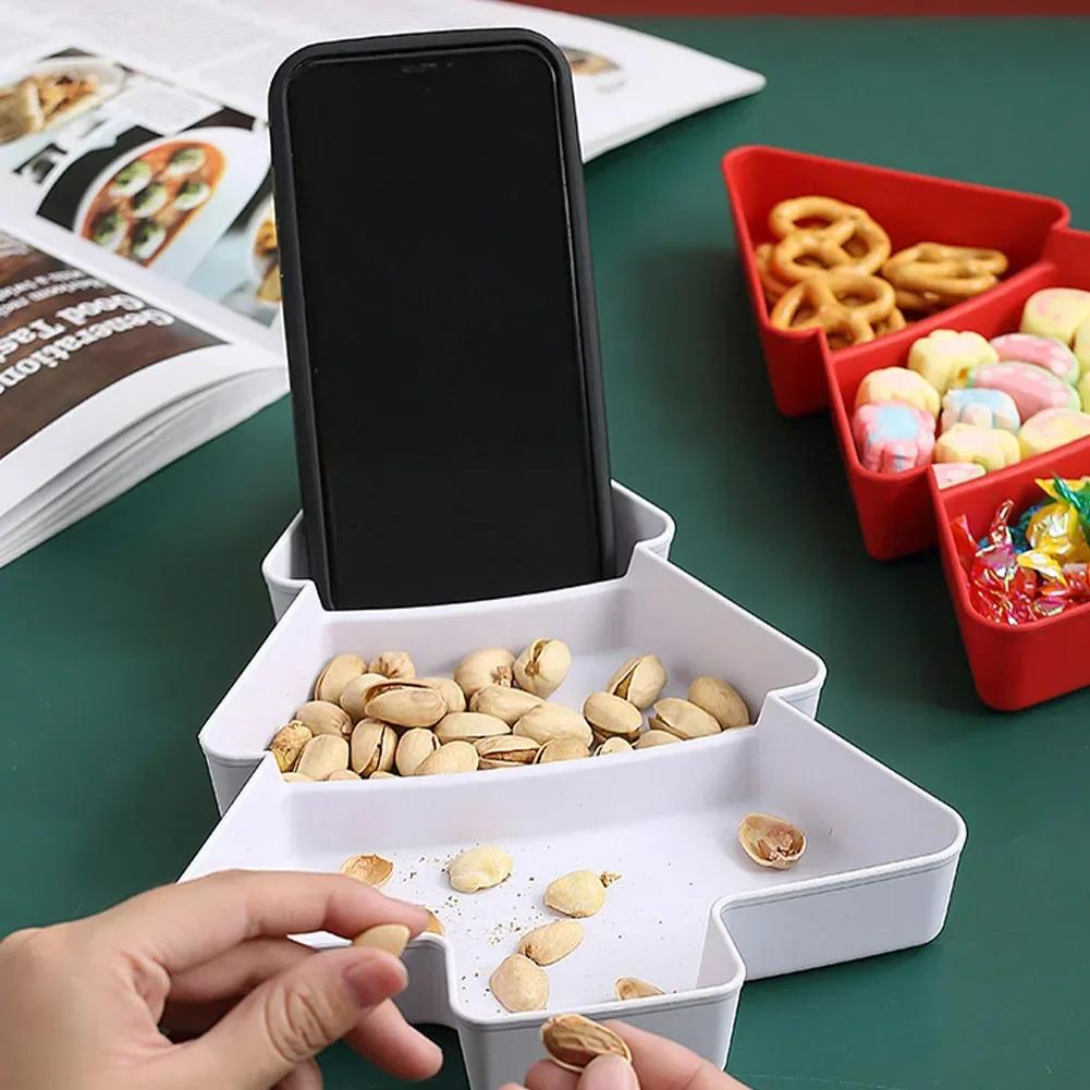 Christmas Tree Fruit Plate Marry Christmas Party Decorations For Home 2024 Navidad Noel Natal Xmas Gifts Happy New Year 2025