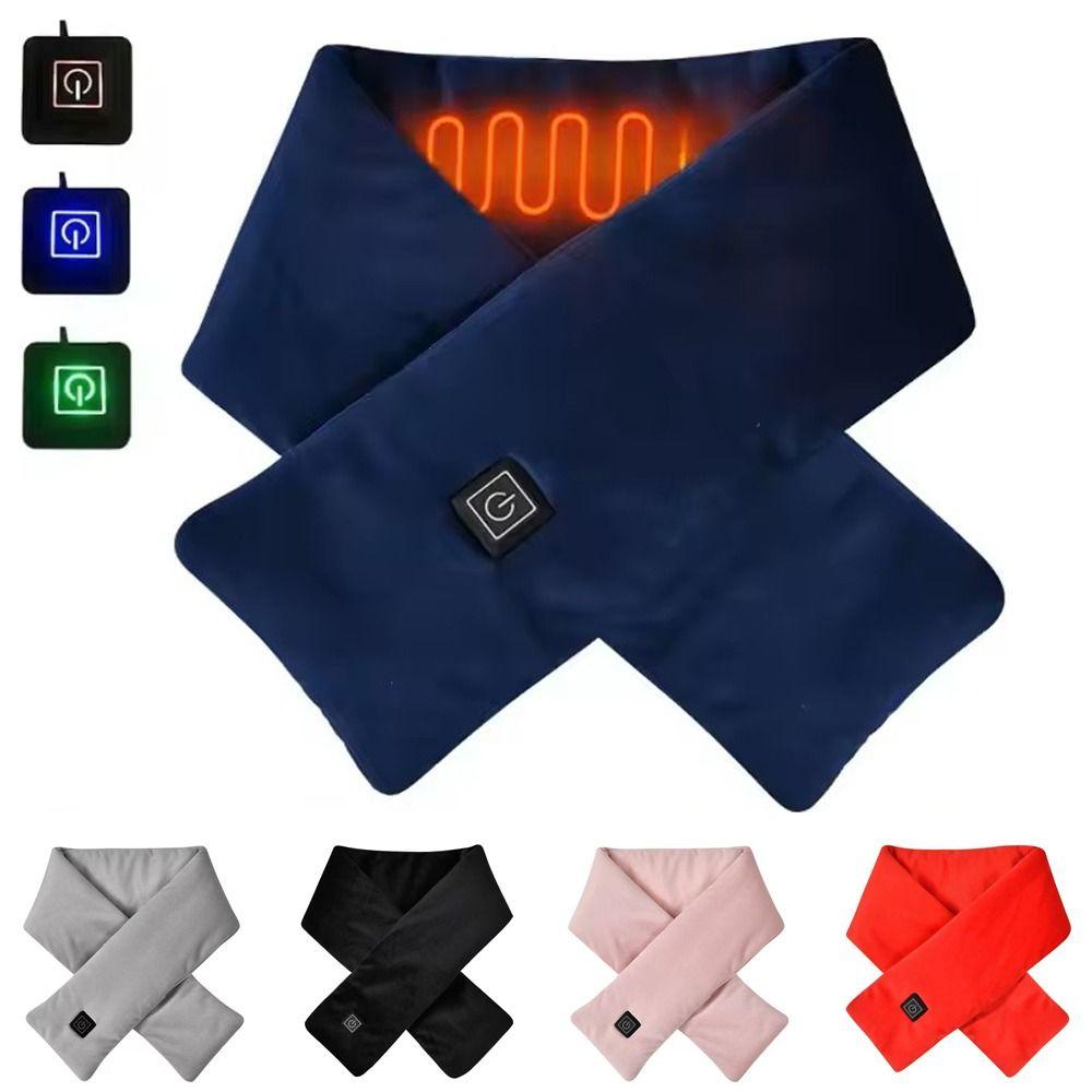 3 Gears USB Heated Scarf Not Include Battery Shawl Fashion Neck Wrap Unisex