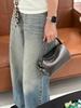 2025 Large Capacity Korean Style Soft Genuine Leather Cheese Handheld Underarm Bag - Light Luxury Casual Niche Design
