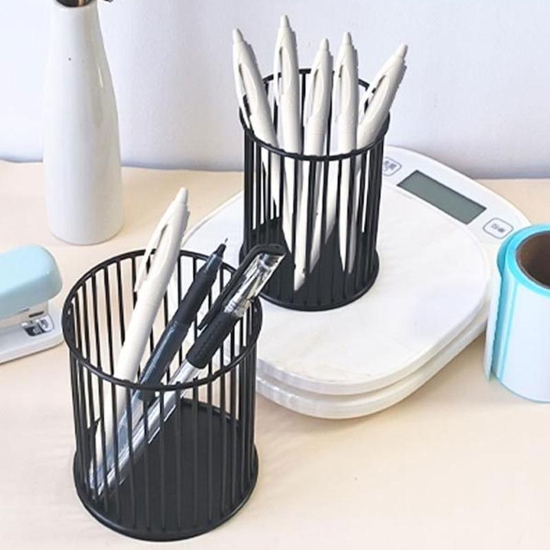 Pen Holder Shelf Pencil Holder Organizers Home Office Decorative Makeup Brush Cup Desktop Decorations Desk Organizers
