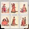 Sibilla Indovina Oracle Cards 10.5*6cm, Vintage 52-Card Divination Deck - Multilingual Victorian Style