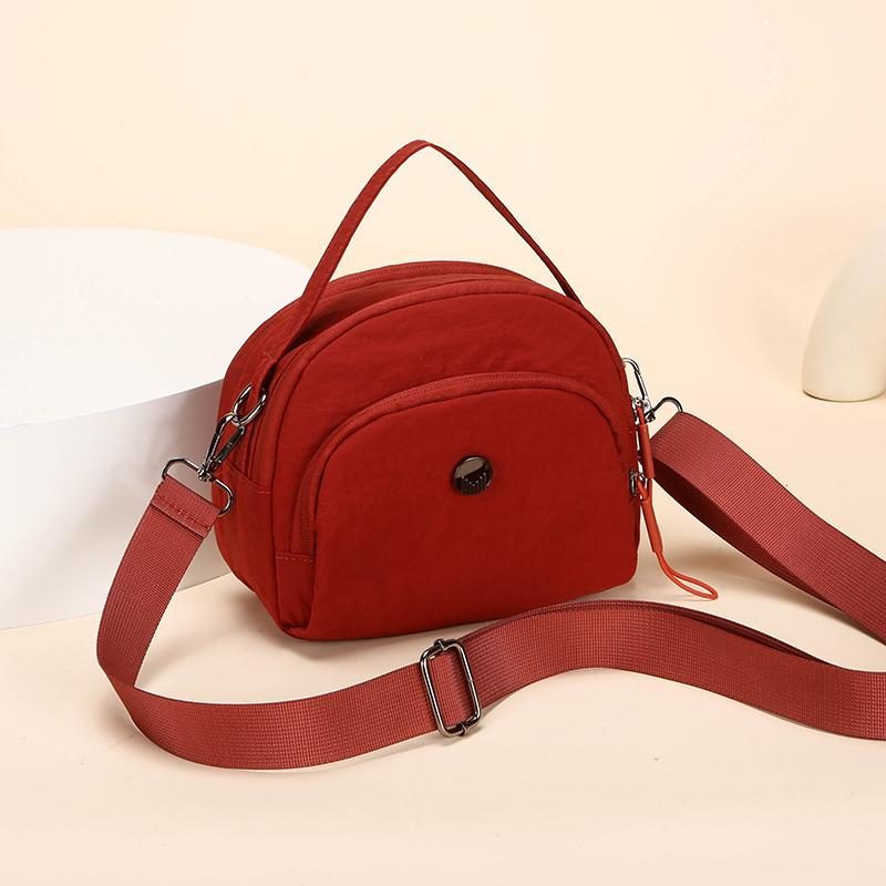 Women's Bag Nylon Bag Solid Color Shoulder Crossbody Bag Mobile Phone Bag