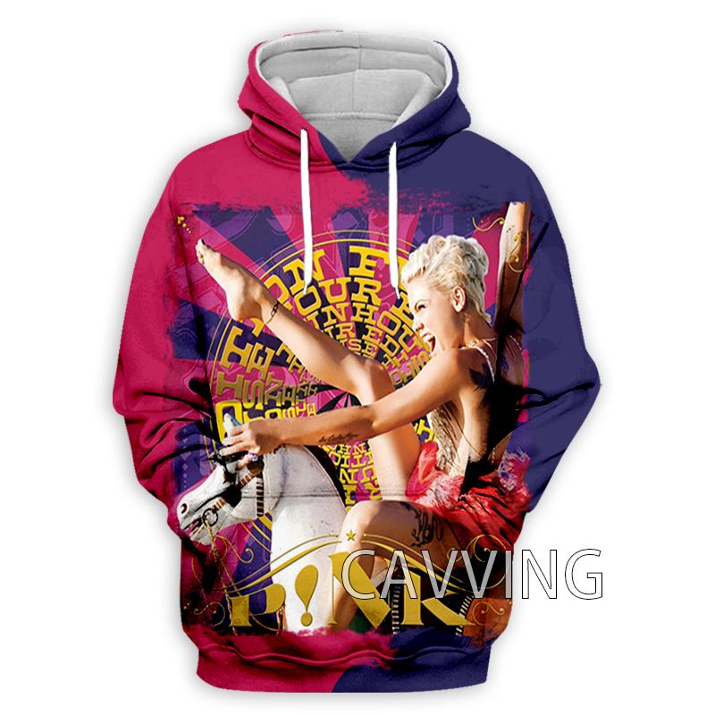 Nová módní dámská/pánská 3D potisk P!nk Alecia Beth Moore Mikiny Mikiny s kapucí Harajuku Mikiny Mikiny Vrchní díly Oblečení