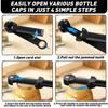 2026 New Multifunctional Bottle Opener Stainless Steel Lid Opener Adjustable WineBeer Can Opener for Weak Hands Seniors