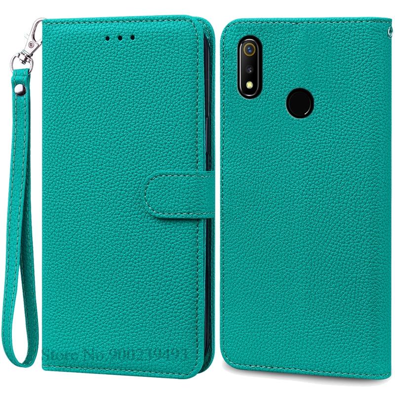For Realme 3 Case Soft Pu Leather Flip Wallet Case For Realme 3 Pro Case Phone Cover For Realme 3 Pro Coque Fundas Bumper