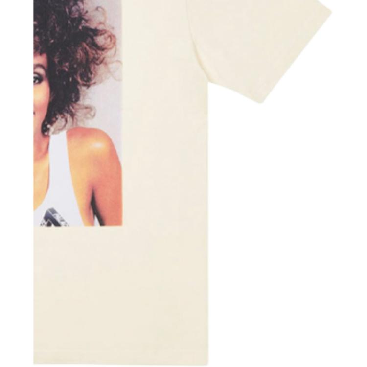 Palace Figure Print Crew Neck T-Shirt Unisex Tops White P19TS333